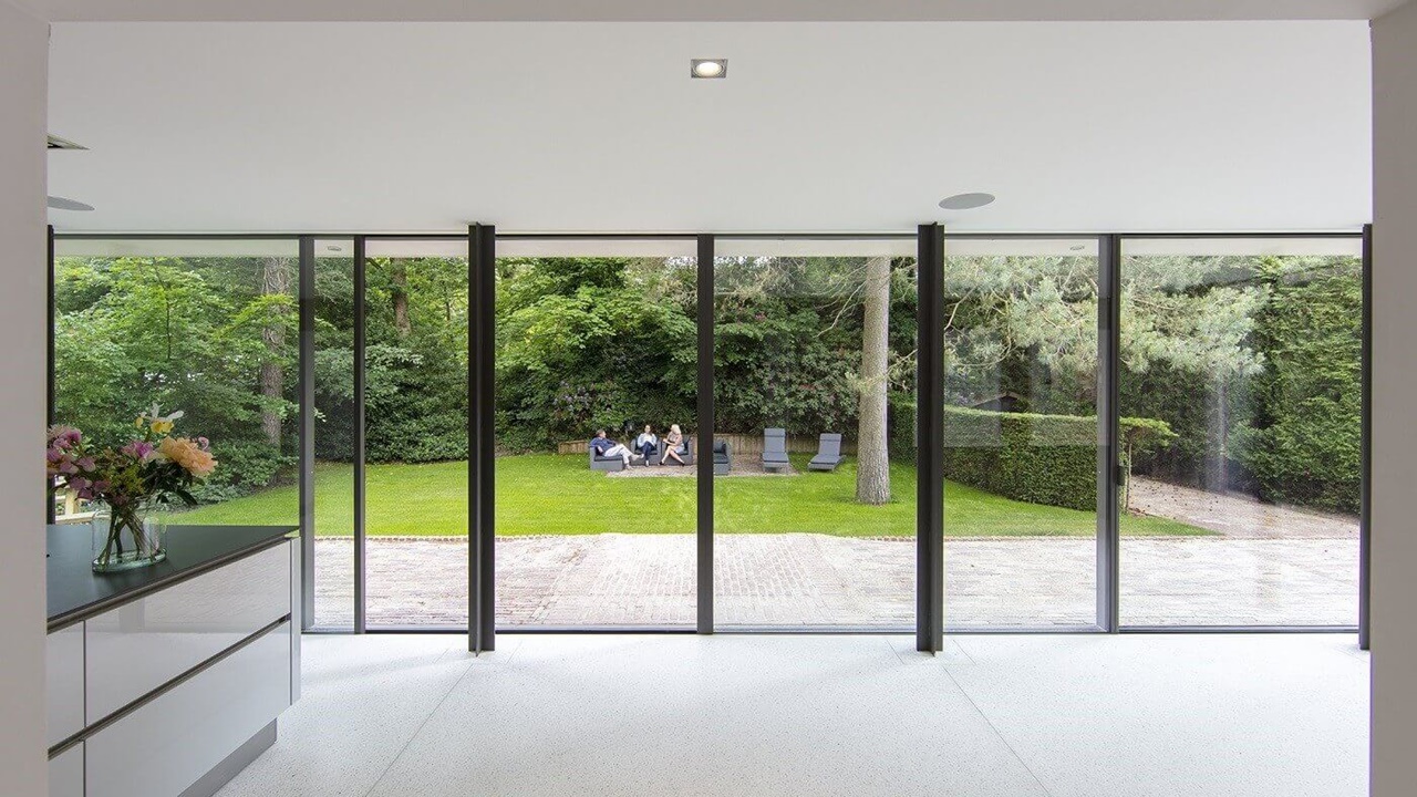 Villa Bilthoven - transparante glasconstructie - Metaglas