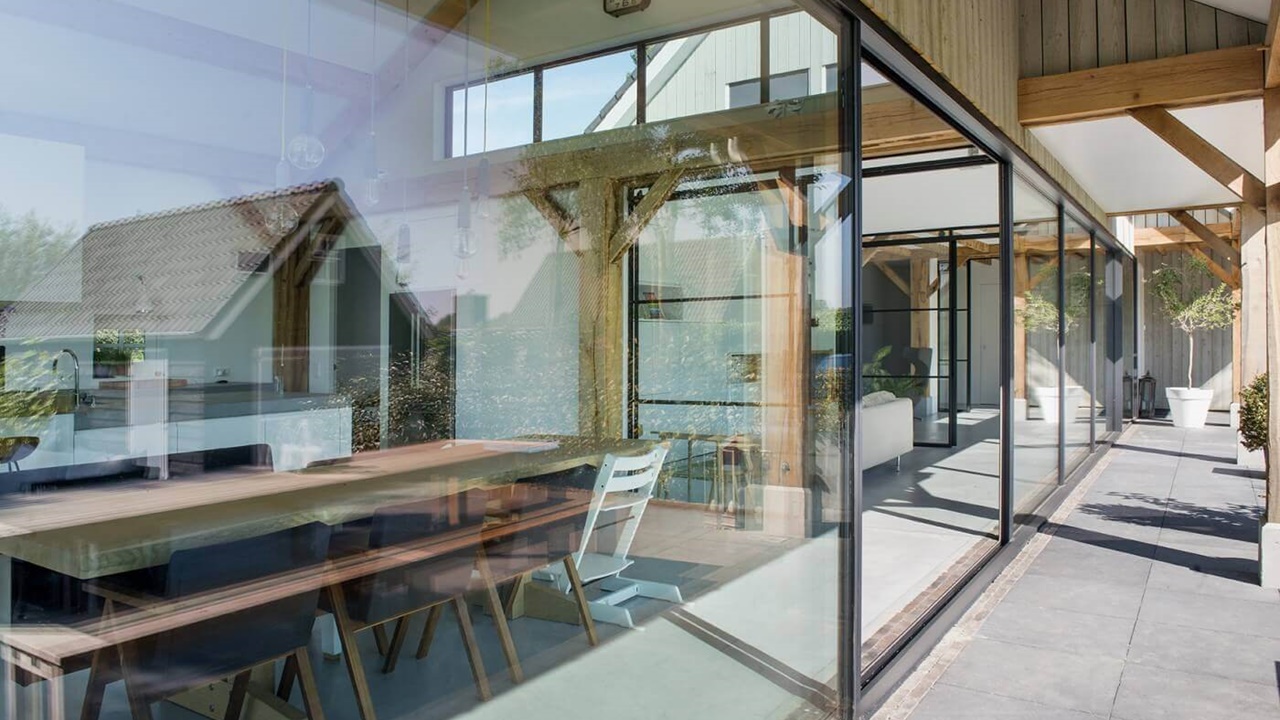 villa culemborg - glazen ruit constructie - metaglas