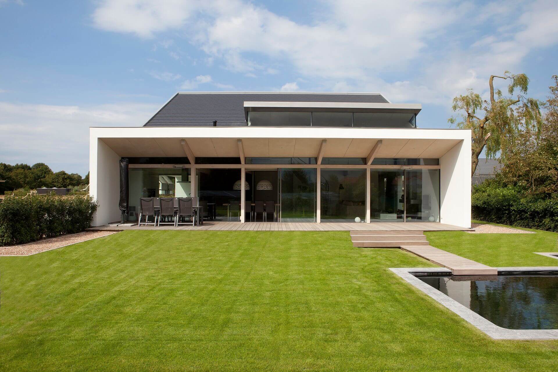 Villa Oostkapelle - Methermo schuifpuien en schuiframen - Metaglas