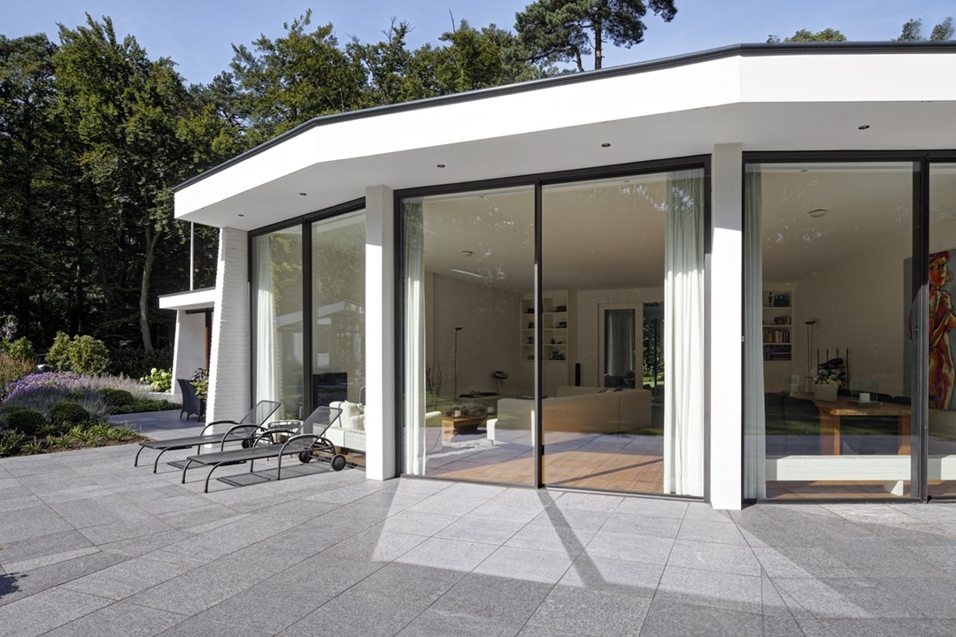 villa hilversum - glazen pui - metaglas