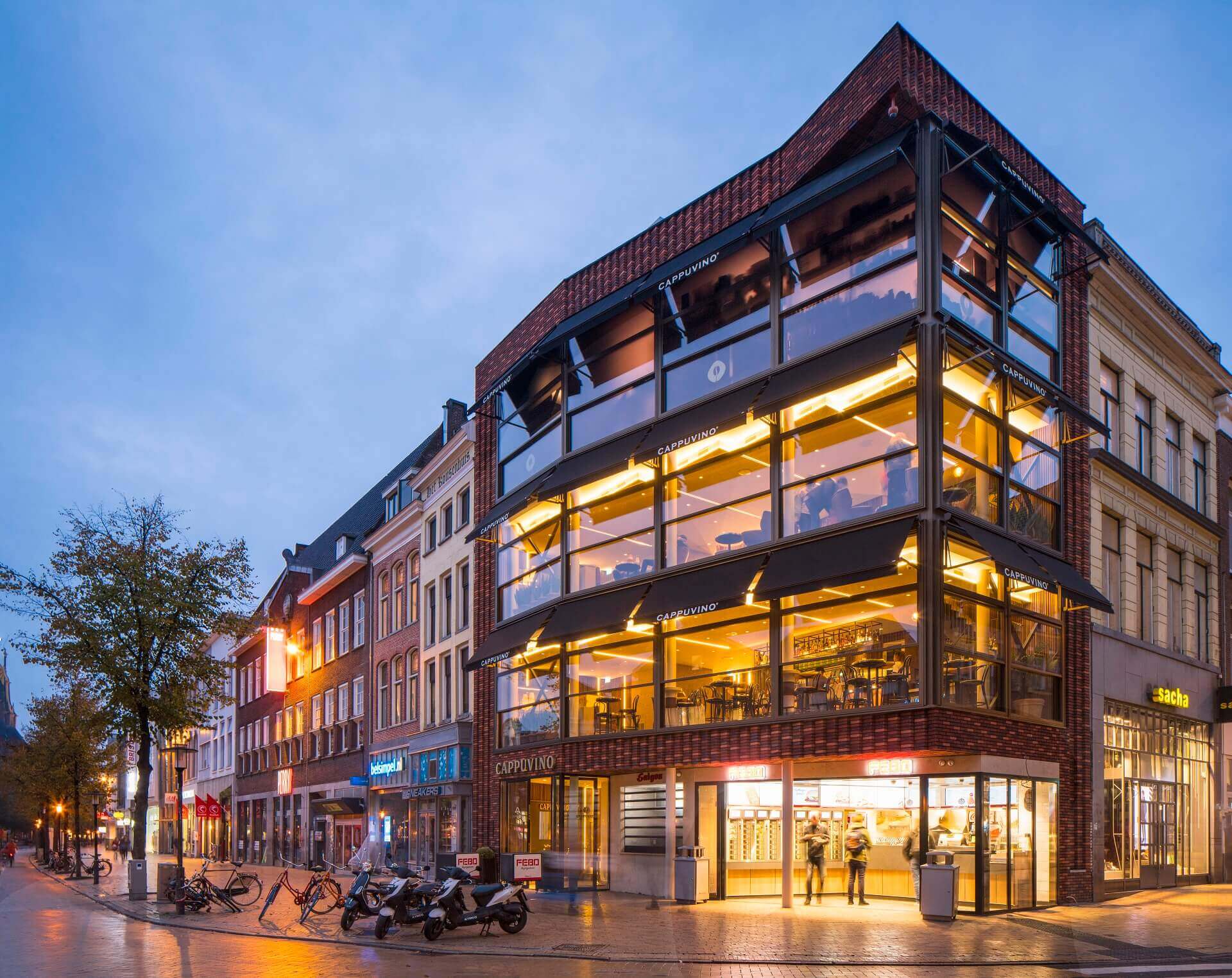 Cappuvino Groningen-Borstwering-Schuifraam-Metaglas