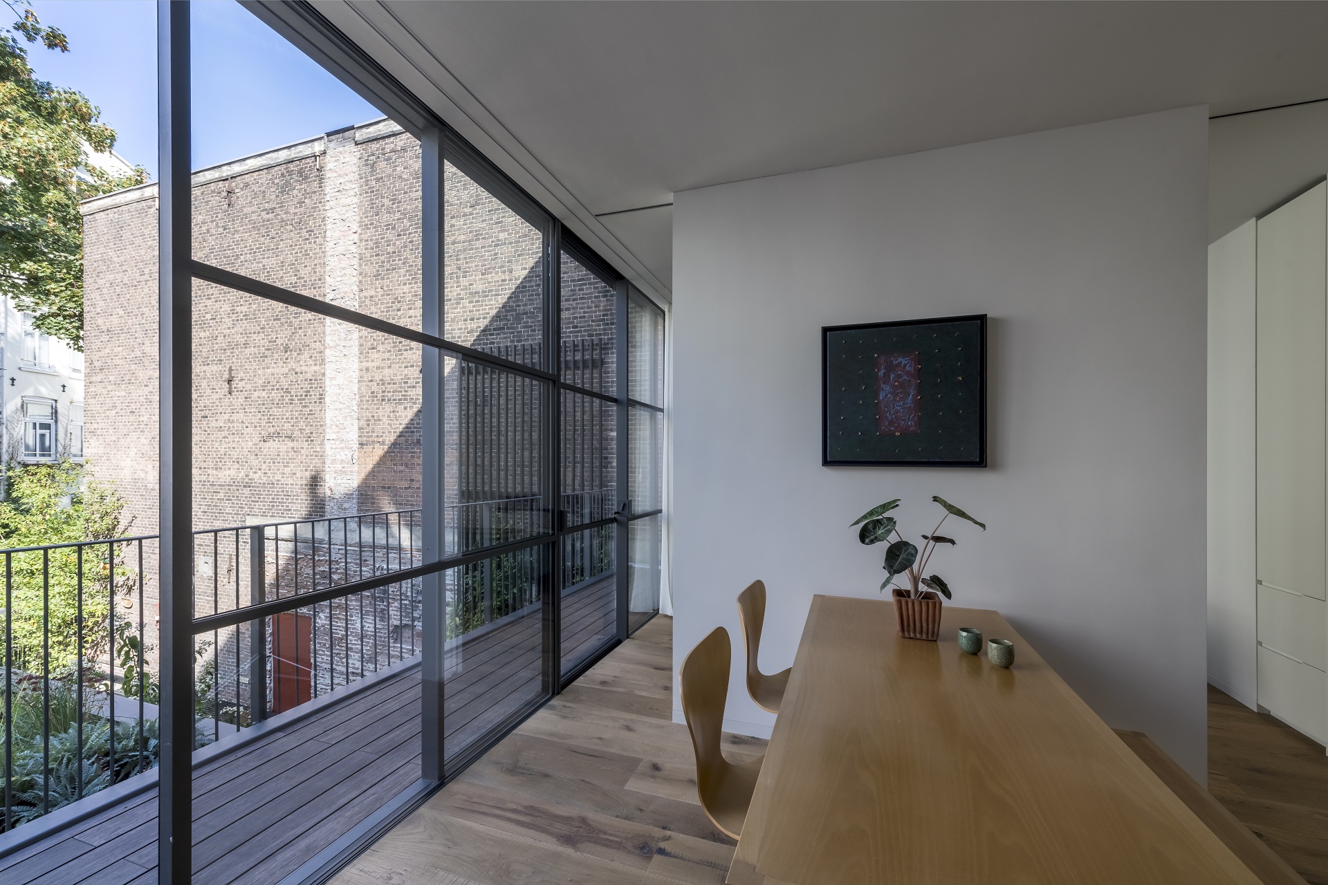 Horizontale schuifpui-Steel Look-Architectuur-Metaglas