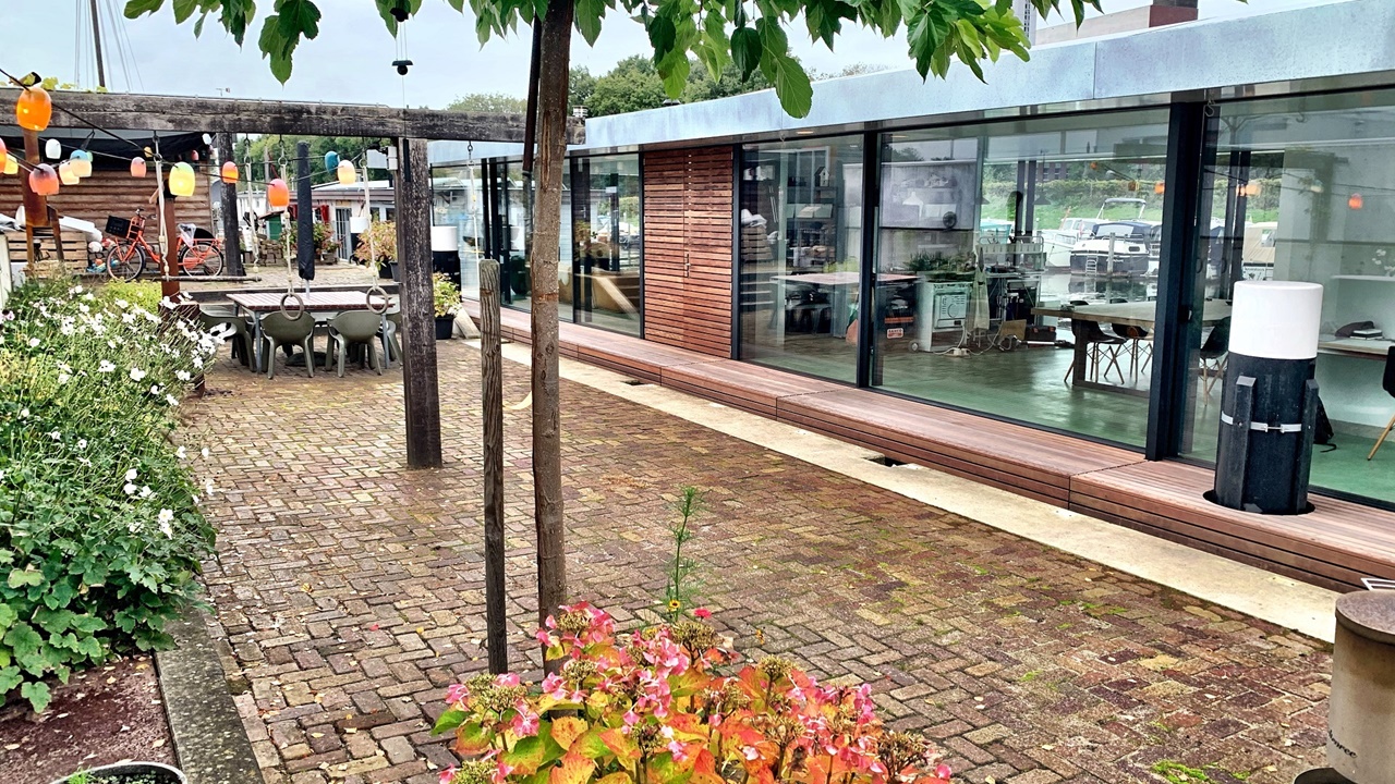 Aluminium raamprofiel-Luxe woonboot-Woonboot Van Het Jaar-Metaglas