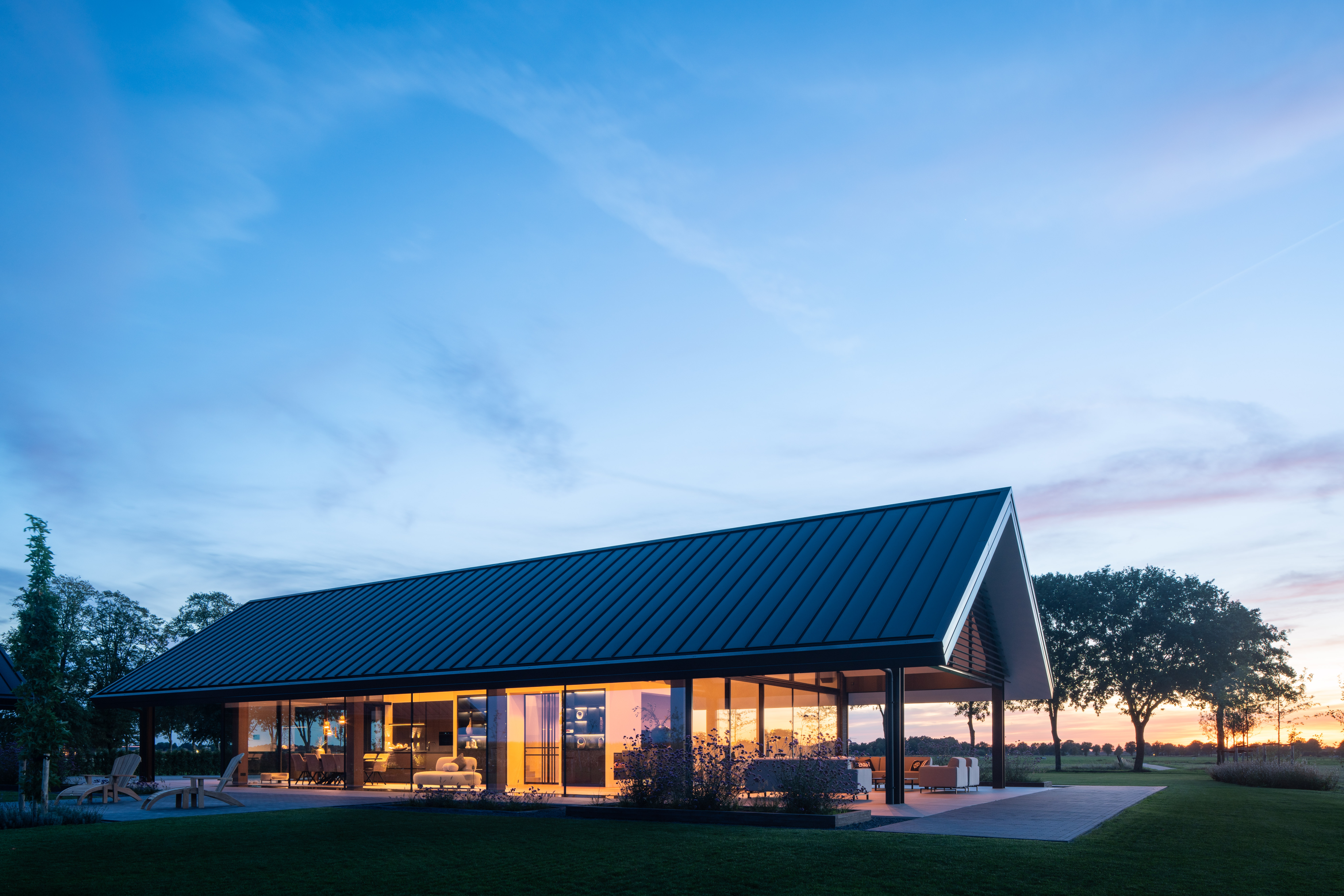 Bijzondere woning in het Overijsselse landschap